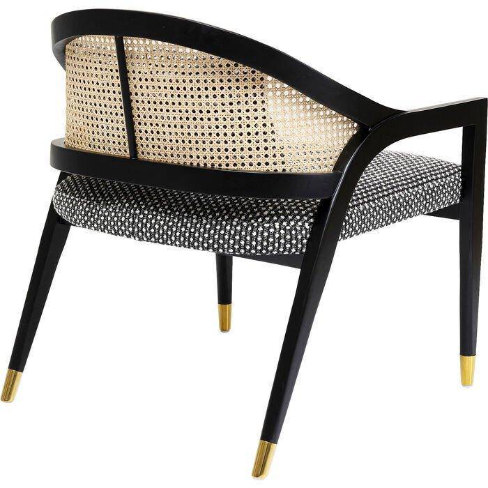 Horizon Black Wooden Armchair