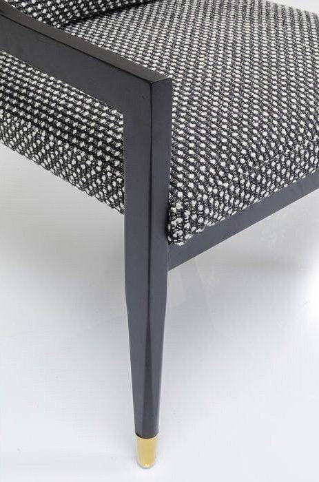 Horizon Black Wooden Armchair