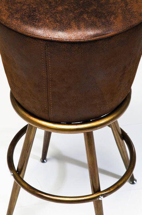 Lady Rock Vintage Brown Barstool