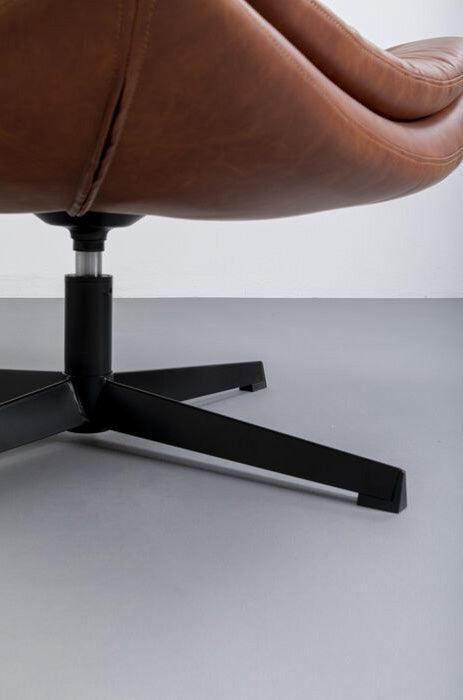 Lido Brown Swivel Armchair