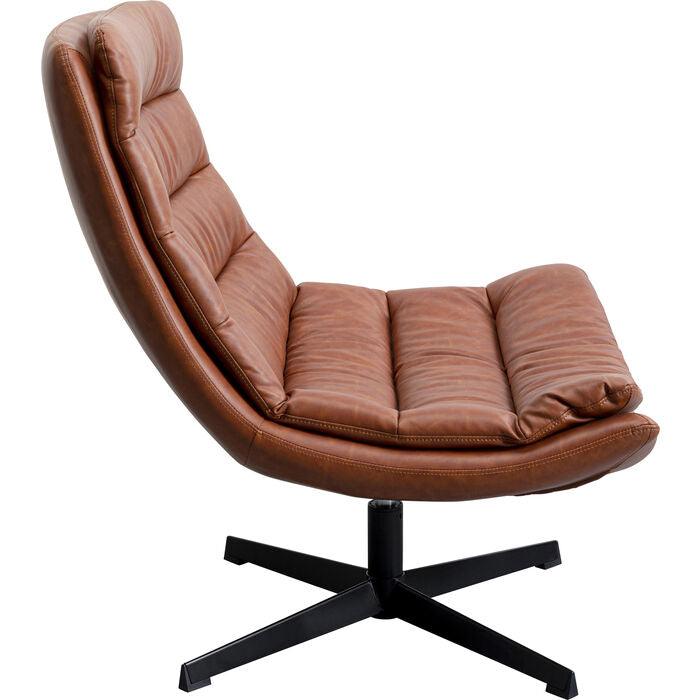 Lido Brown Swivel Armchair