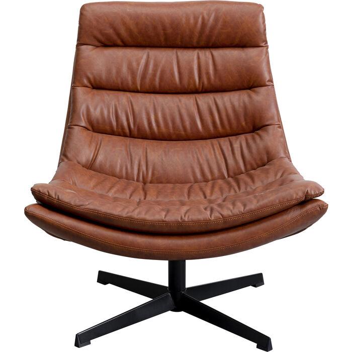 Lido Brown Swivel Armchair