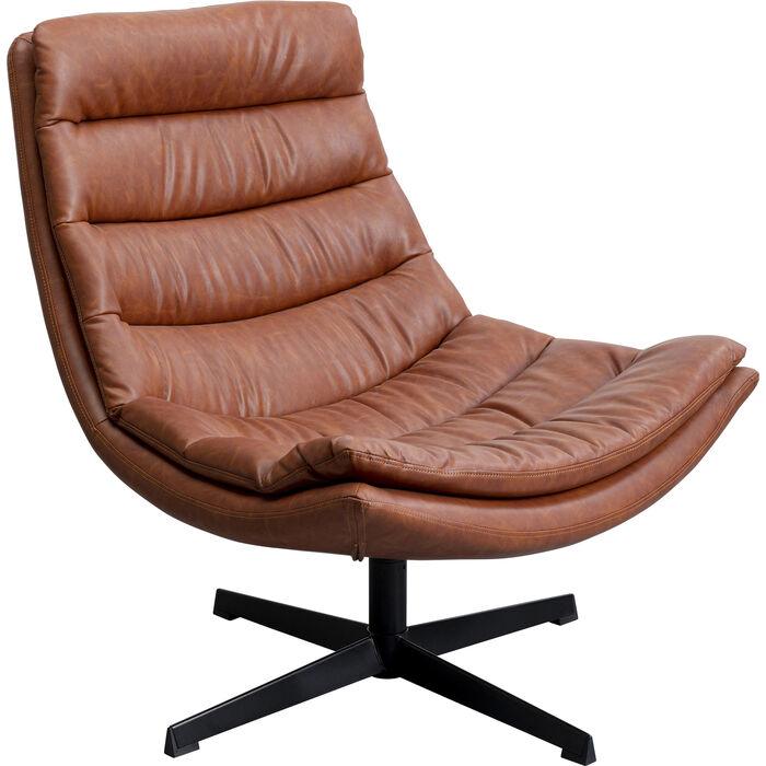 Lido Brown Swivel Armchair