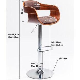 Monaco Schoko Barstool
