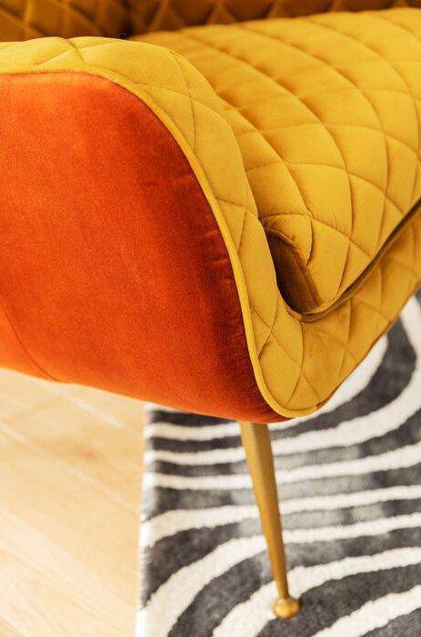 Noona Curry Diamond Stitiching Armchair