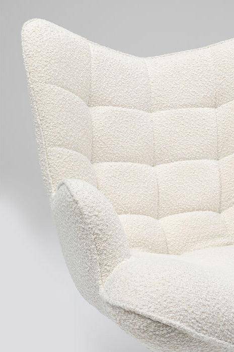 Oscar Cream Boucle Swivel Armchair