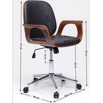 Patron Walnut Office Chair