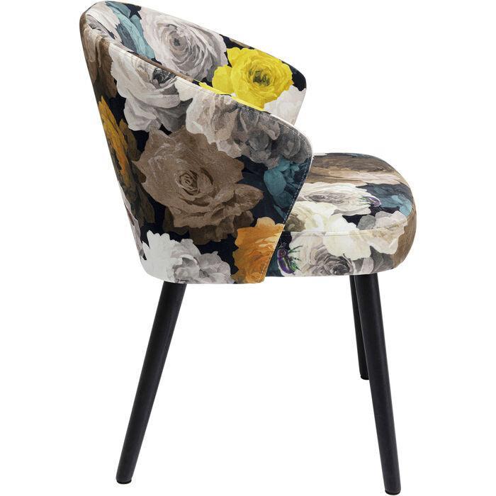 Peony Flower Chair with Armrest