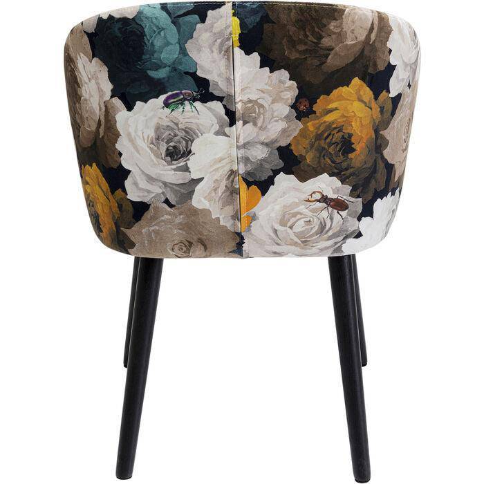 Peony Flower Chair with Armrest