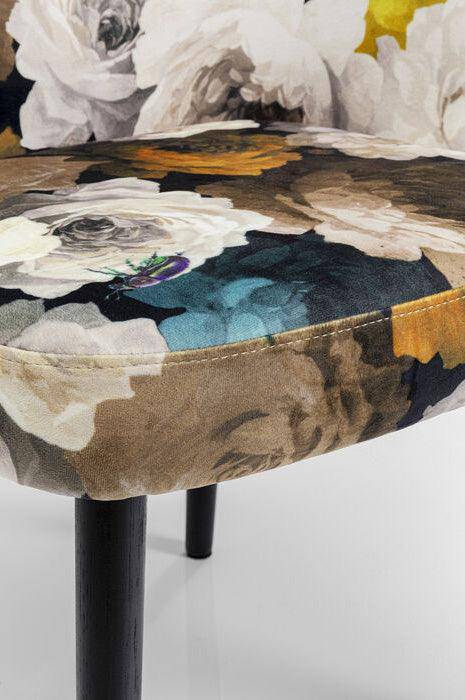 Peony Flower Chair with Armrest