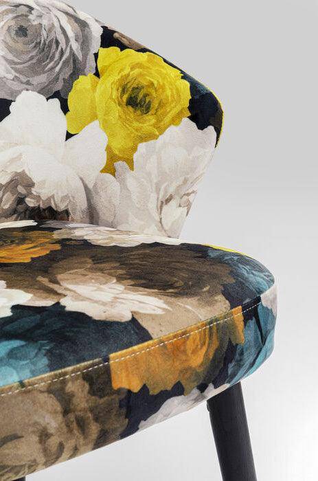 Peony Flower Chair with Armrest