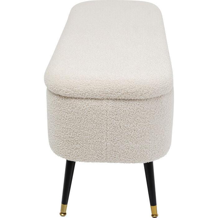 Rico White Teddy Storage Bench