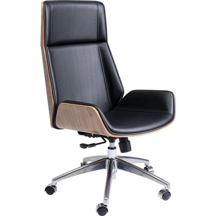 Rouven Black/Walnut Office Chair