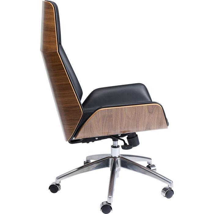 Rouven Black/Walnut Office Chair