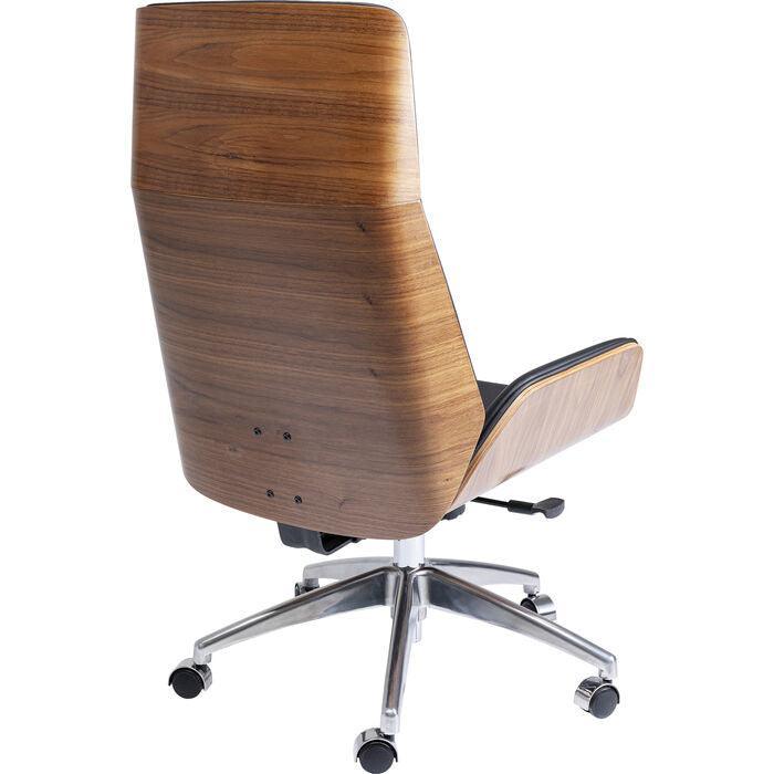 Rouven Black/Walnut Office Chair