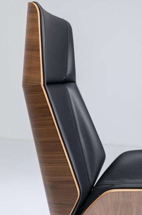 Rouven Black/Walnut Office Chair