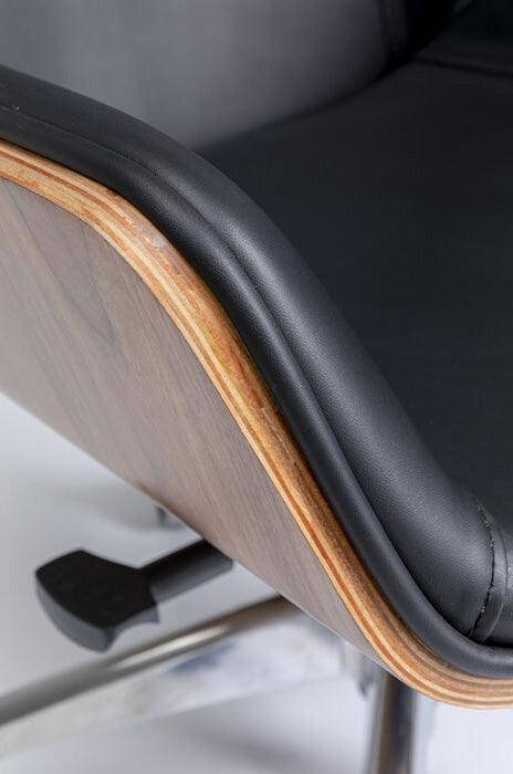 Rouven Black/Walnut Office Chair