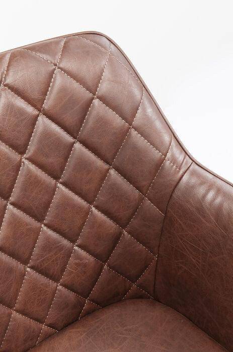 San Remo Brown Chair with Armrest