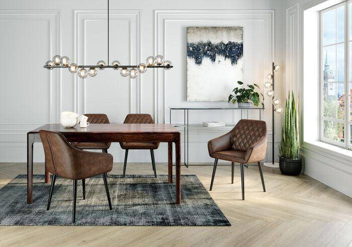 San Remo Brown Chair with Armrest