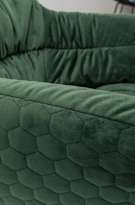 Colmar Velvet Swivel Armchair