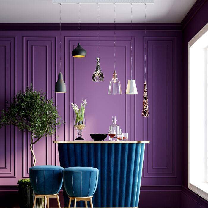 After Work Velvet Barstool