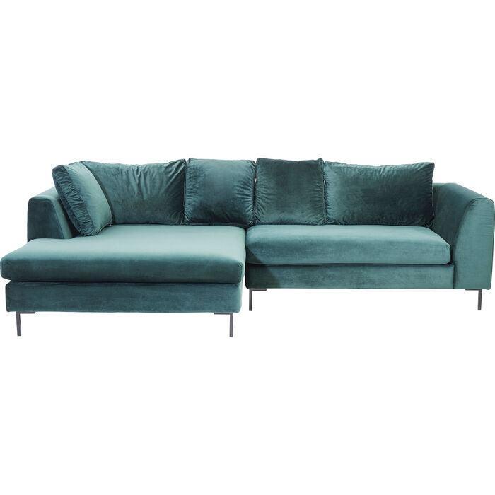 Gianni Velvet Corner Sofa