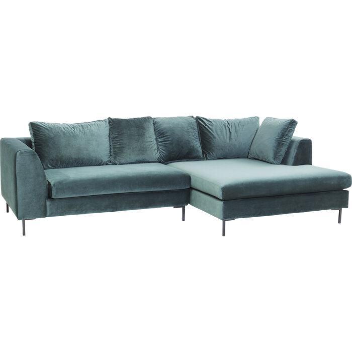 Gianni Velvet Corner Sofa