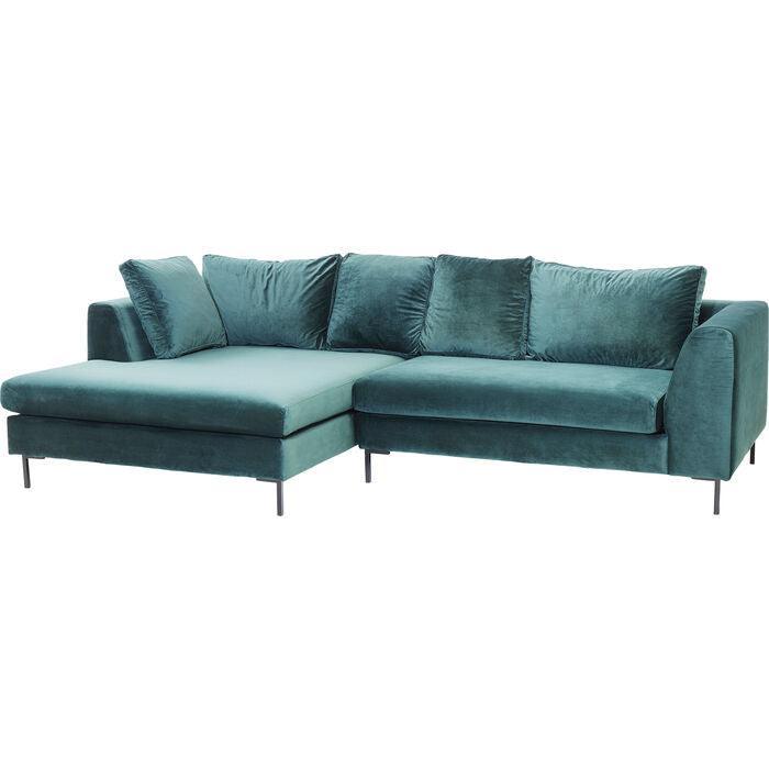 Gianni Velvet Corner Sofa