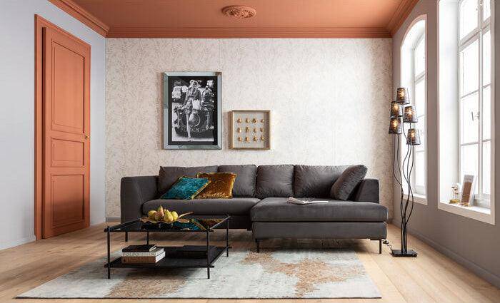 Gianni Velvet Corner Sofa