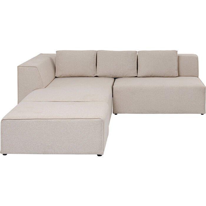 Infinity Ottomane Cream Corner Sofa