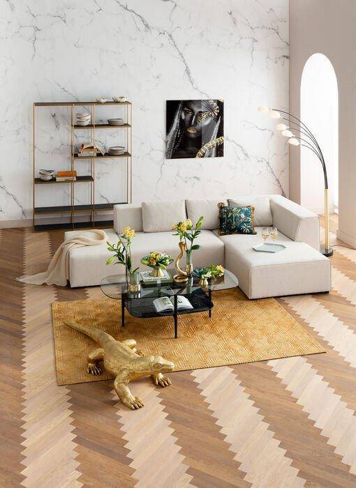 Infinity Ottomane Cream Corner Sofa