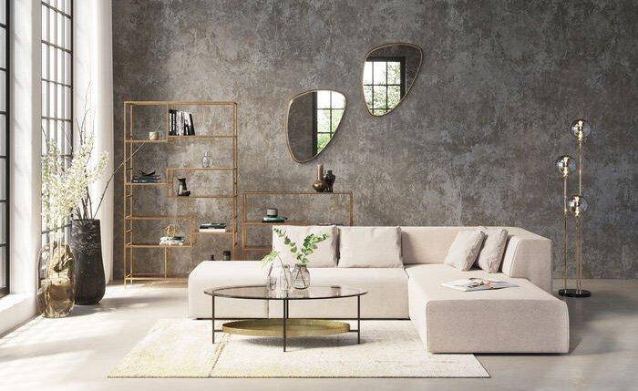 Infinity Ottomane Cream Right Corner Sofa (Outlet)