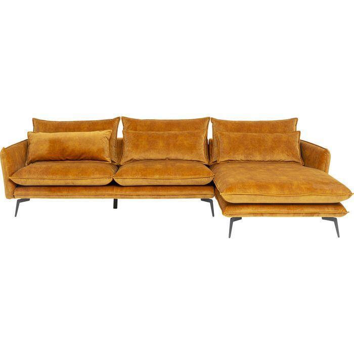 Monza Velvet Corner Sofa