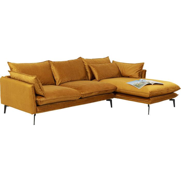 Monza Velvet Corner Sofa