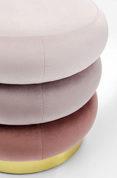 Sandwich Velvet Stool