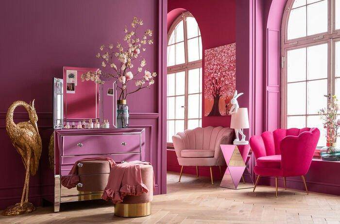 Water Lily Velvet Armchair