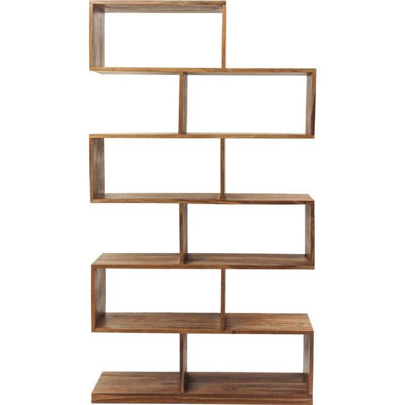 Authentico Zick Zack L Brown Acacia Wood Shelf