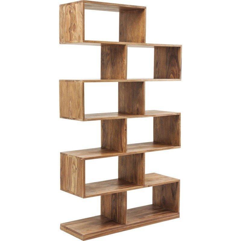 Authentico Zick Zack L Brown Acacia Wood Shelf