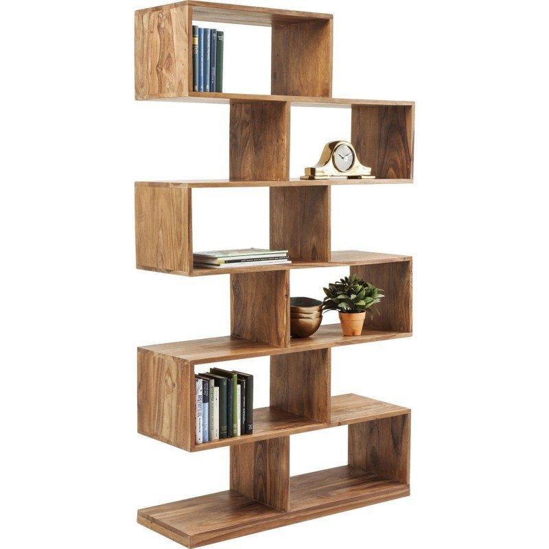 Authentico Zick Zack L Brown Acacia Wood Shelf