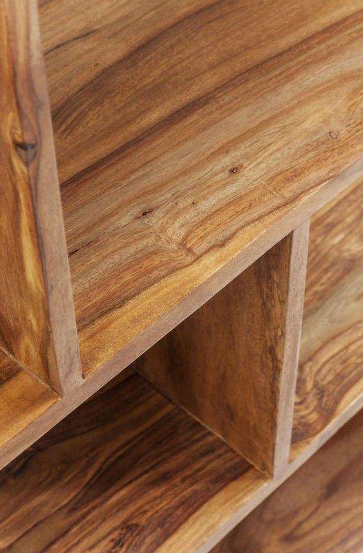 Authentico Zick Zack L Brown Acacia Wood Shelf