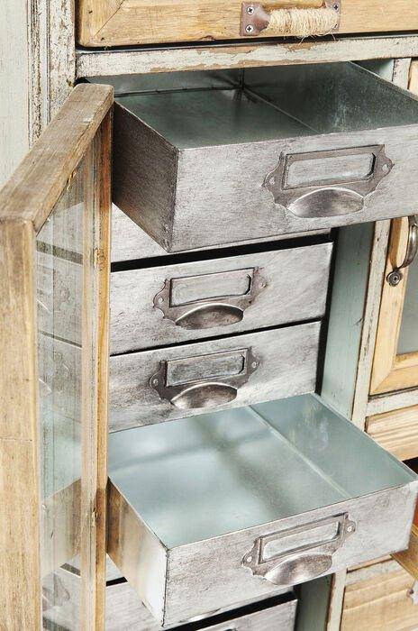 Barber Shop Industrial Cabinet