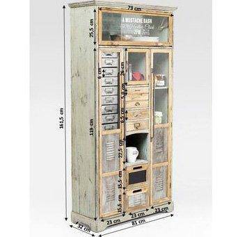 Barber Shop Industrial Cabinet