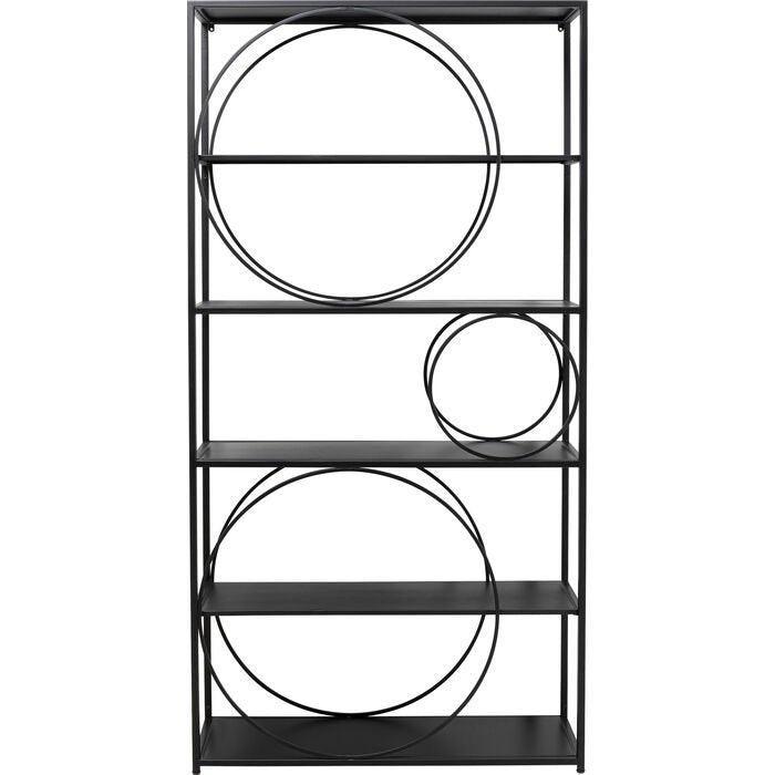 Circle Black Metal Shelf