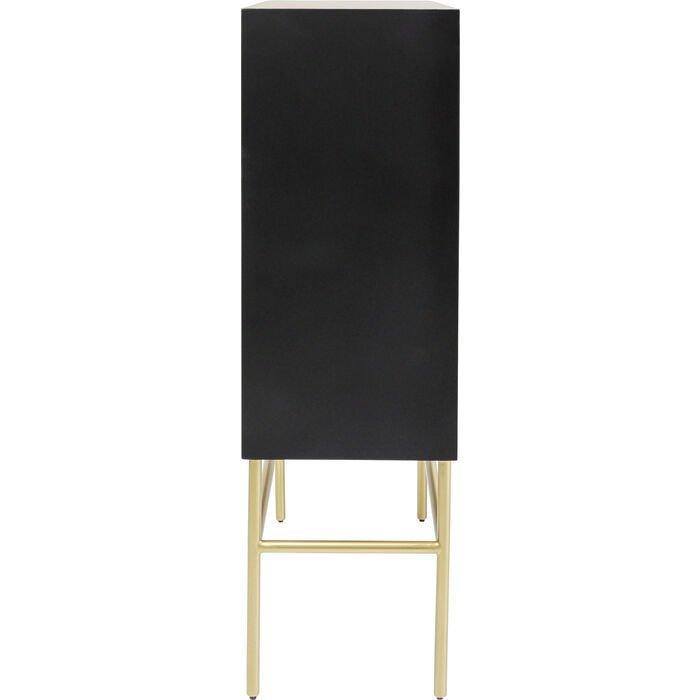 Electro Black/White Highboard