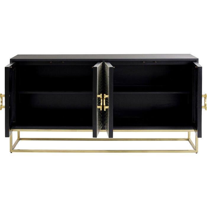 Electro Black/White Sideboard