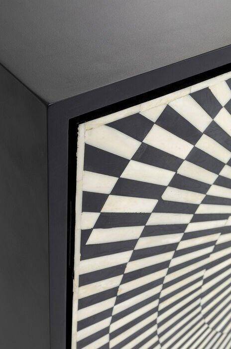 Electro Black/White Sideboard