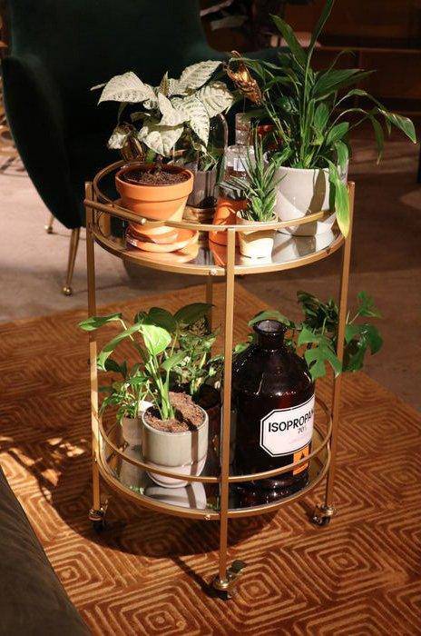 Emilia Gold Bar Trolley