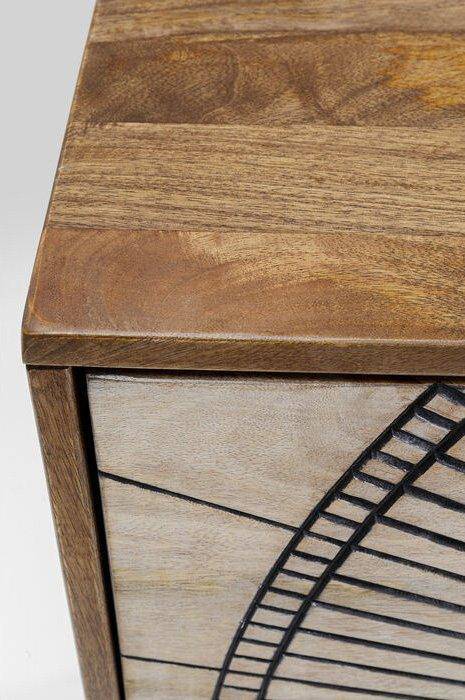Eye Of Tiger Mango Wood Sideboard