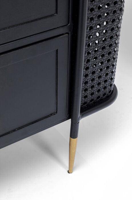 Fence Black Metal Dresser