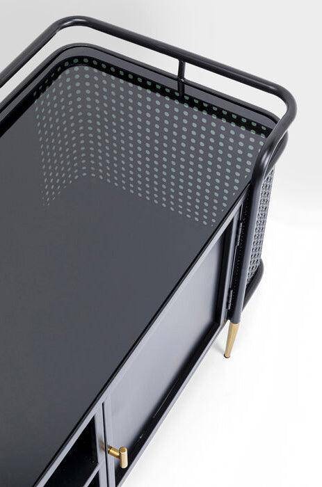 Fence Black Metal Lowboard